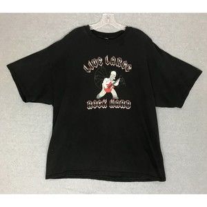 Vintage The Simpsons Shirt Mens XL Homer Simpson‎ Guitar "Live Large Rock Hard"